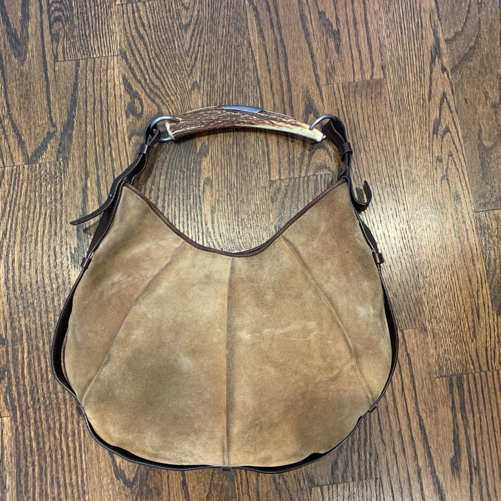 Yves Saint Laurent Mombasa suede vintage bag